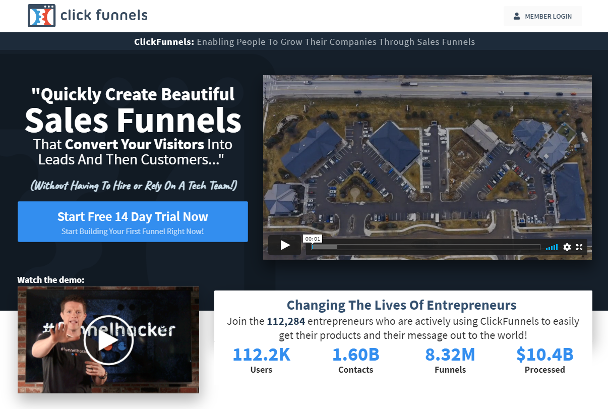 clickfunnels page