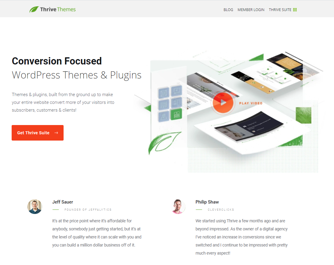 thrivethemes page