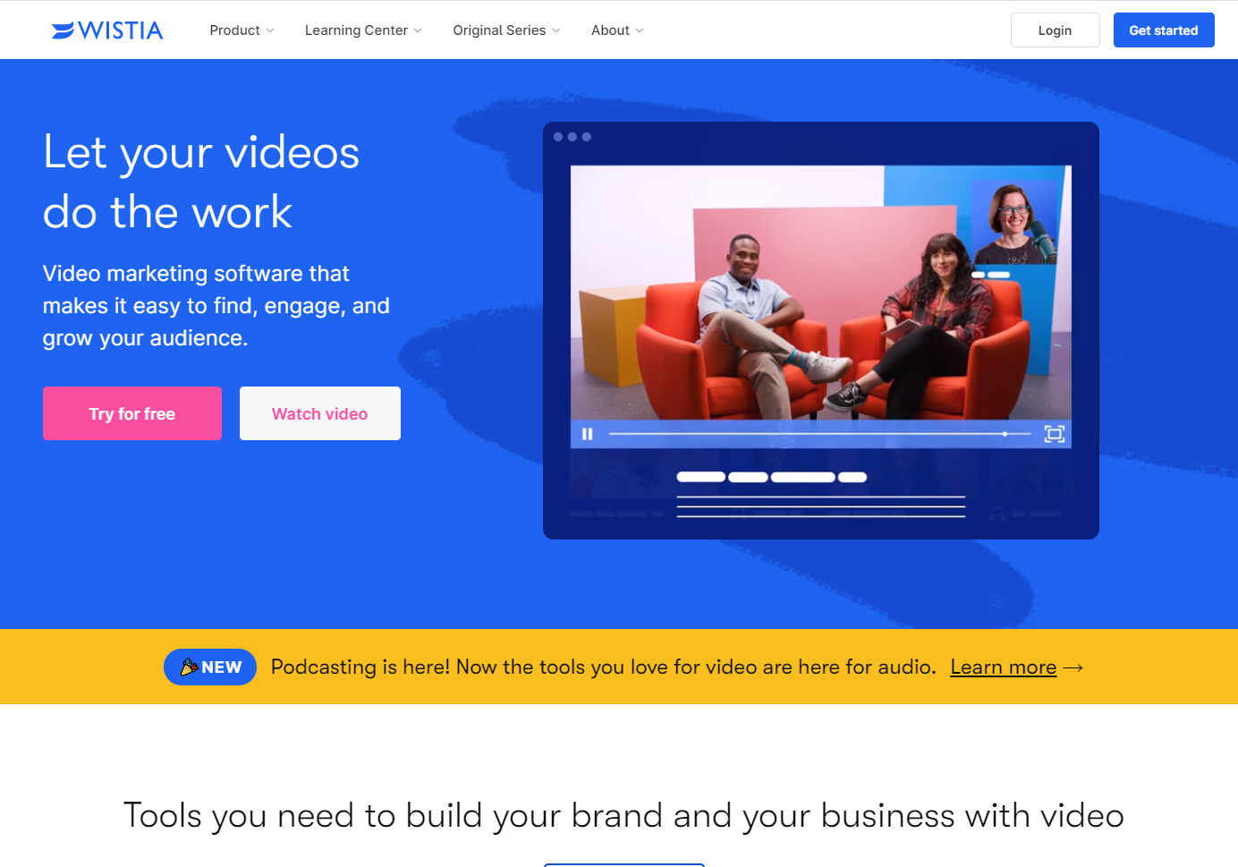 wistia page